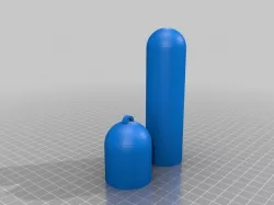 My Customized Parametric Wearable Container with Slip-On Cap