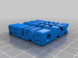 My Customized Two Word Sculpture dax
