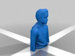 My friend 3d scanned with a kinect