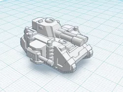 Predator Annihilator tank for Epic 40K (6mm Scale)