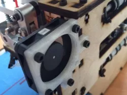 Printrbot Simple extruder fan mount