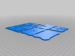Re-mix of Raspberry PI B+ case... DFX files to STL