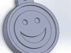 smile keychain