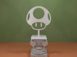 Super Mario Mushroom Silhouette