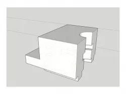Support E3D extruder for wasp 20x40