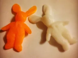 swimming bunny