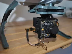 Transmitter and CCD cam mount for GoPro Clip