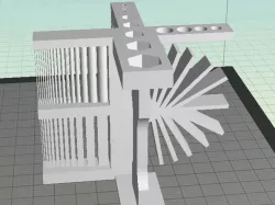 WIP: Test part for different 3D printing techniques (SLM/FDM/SLS)