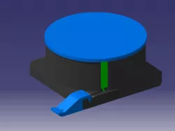 ZIM refillable filament cartridge V2 with integrated dust-remover and exchangable beak