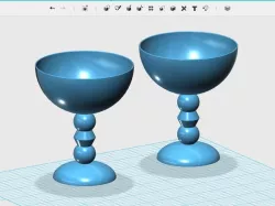 2 goblets