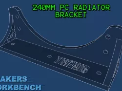 240mm PC Radiator Mounting Bracket
