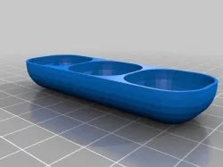 3 Square Trays