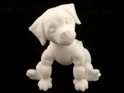 3d Jointed Puppy Dog