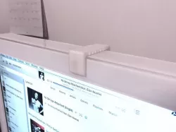 Anti-NSA privacy device (sliding webcam cover for 2007 iMac)
