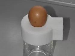 blowing eggs for Easter