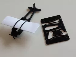 Credit card Plane - Avion de construction carte de crédit