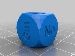 Dice with Radioactive Elements