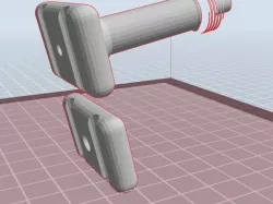 DLink Camera Mount for Rails
