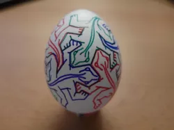 Eggbot - M.C. Escher Saurian