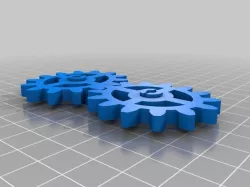 Elliptic involute gear cutting with toothed rack