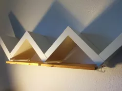 Extra shelves hack for IKEA LACK bookshelf