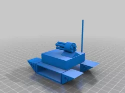 Gattling drone tank