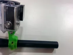 GoPro on paintball barrel