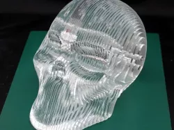 havy Crystal Skull - Acrylic Laser cut, WS2812 LED Illumination
