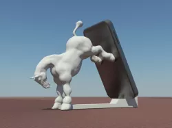 horse cell phone stand