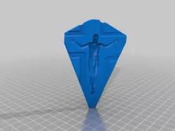 Jesus Optical Illusion Mould Hanger