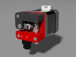 KIS extruder - direct drive Nema 17 & Mk8 for 1.75 filament