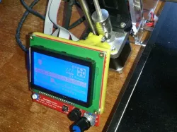 LCD display mount for reprap discount full lcd display