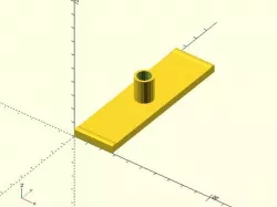 MendelMax 1.5 Quick Release Dial Indicator Plate