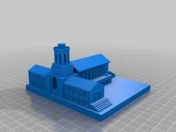 Miniature Model of Carnegie Mellon's Hamerschlag Hall