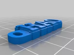 My Customized HD Font Keychain (700 fonts)