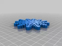 My Customized Parametric Snowflake Ornament