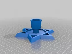 My Customized Shabbat Candle Holder for Mom