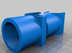 My Customized spool holder for M3D printer for 1/2" pvc axle holder only