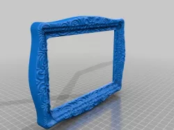Ornate picture frame