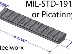 Picatinny Rail or MIL-STD-1913 Rail (3 Heights)