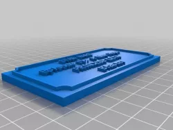 Princess Leia blaster plaque