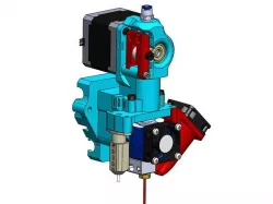 Prusa I3 Extruder (Flexible Filament)(Mk7/MK8)(BLTouch/18mm Capacitive Sensor/12mm Inductive Sensor))