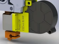 Prusa i3R E3Dv6 Compact Extruder Blower