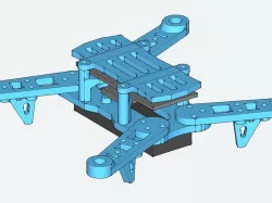 Quad Rotor Frame for Blade 200QX vitamins V.1.5