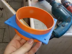 raccordo ventola / tubo da 125mm //  fitting fan / pipe 125mm