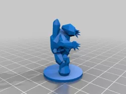 Simple Crystal Golem 25mm
