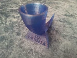 To Valhalla shot glass