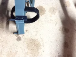 350 QX battery tray post