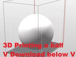 3D Printed ball (Print Your own)