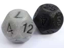 Customizable 12 dice